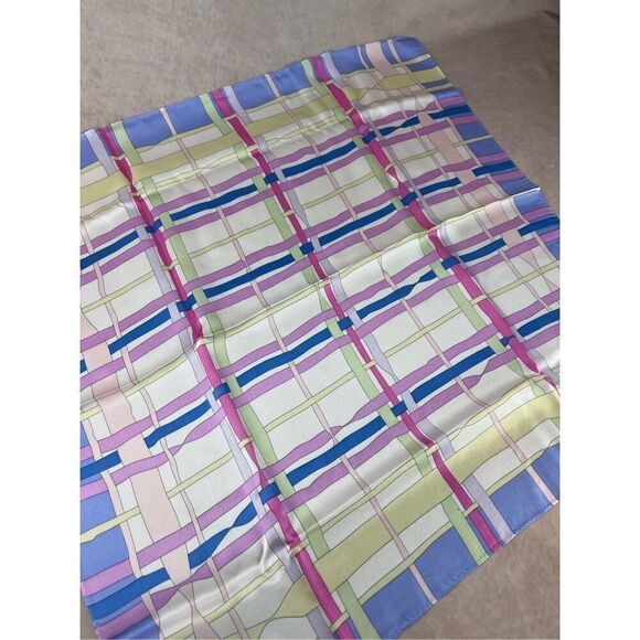 Wensli 100% Silk Scarf Handkerchief 20.5x20.5” NIB NWT - Picture 2 of 7